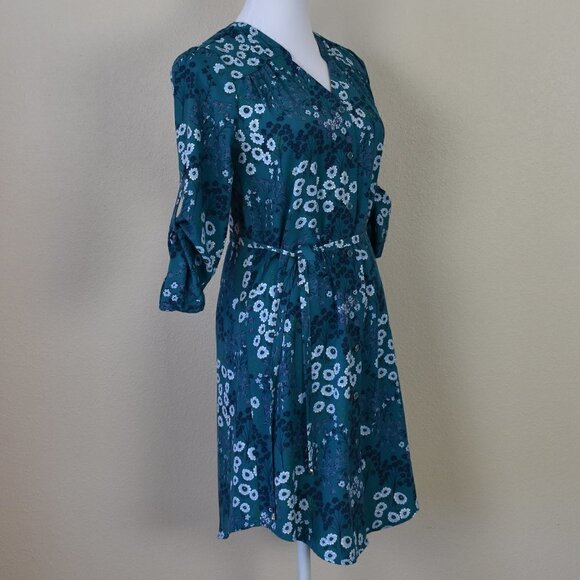 Stitch Fix 41 Hawthorn Floral Cristen Button Front Shirt Dress XS - Picture 6 of 7